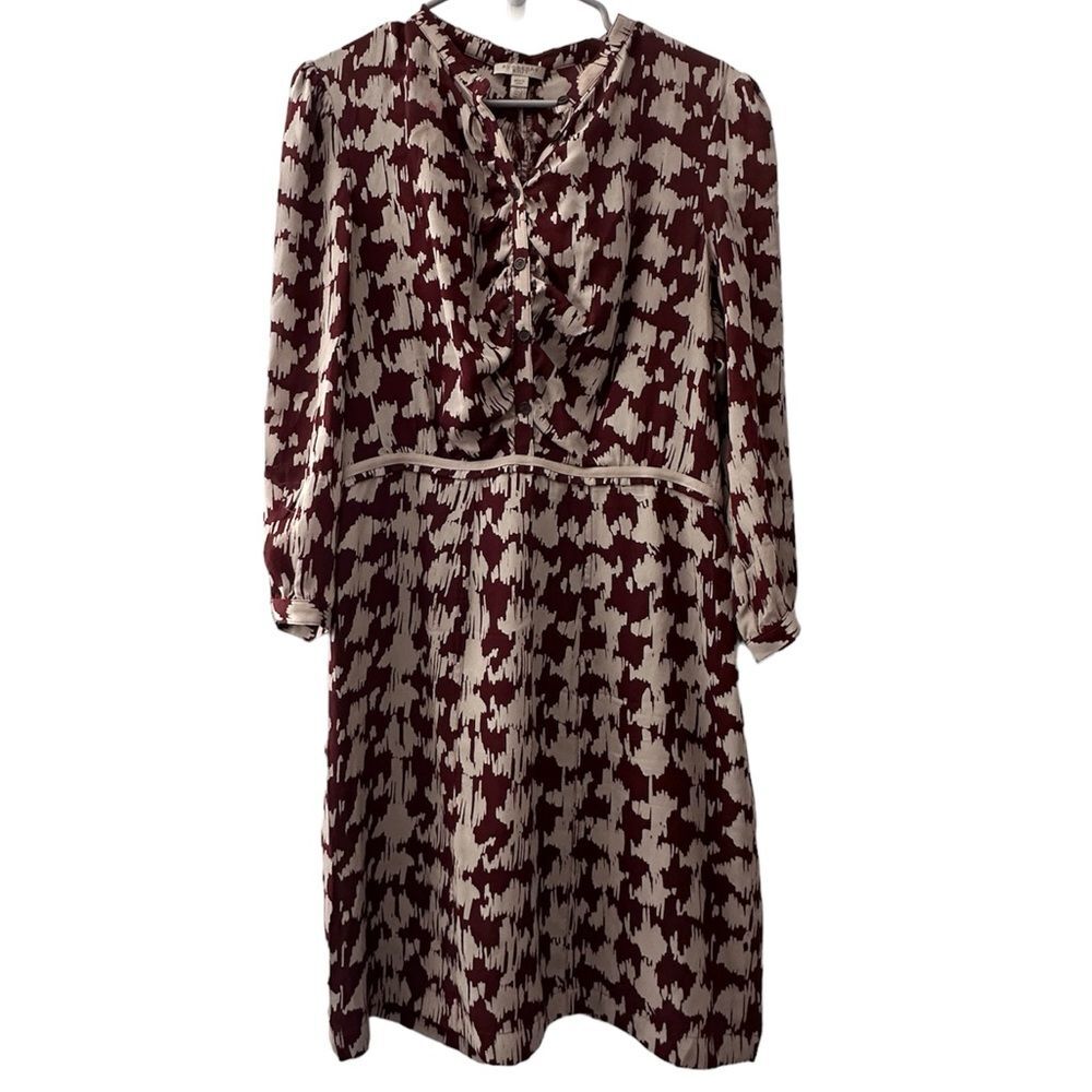 Burberry animal print silk dress